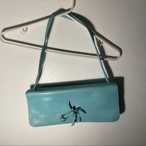 FURLA - vintage - Tiffany blue shoulder bag